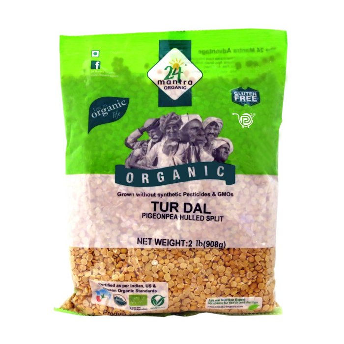 24 Mantra - Org Toor Dal 2 Lb 