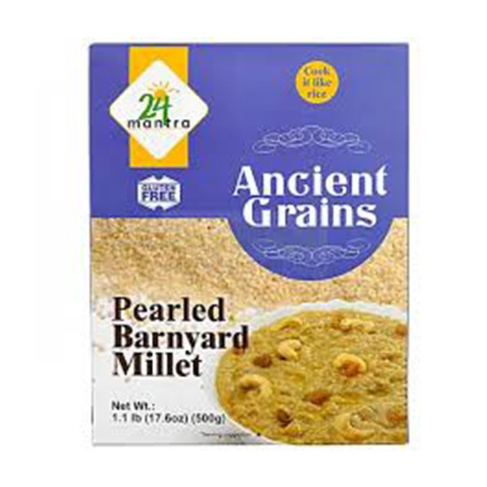 24 Mantra - Org Pearled Barnyard Millet 2.2 Lb