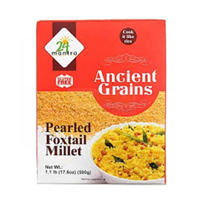 24 Mantra - Org Pearled Foxtail Millet 2.2 Lb
