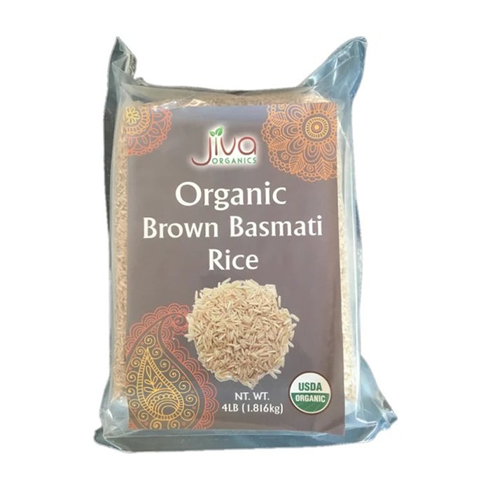 Jiva - Org Brown Basmati Rice 4 Lb