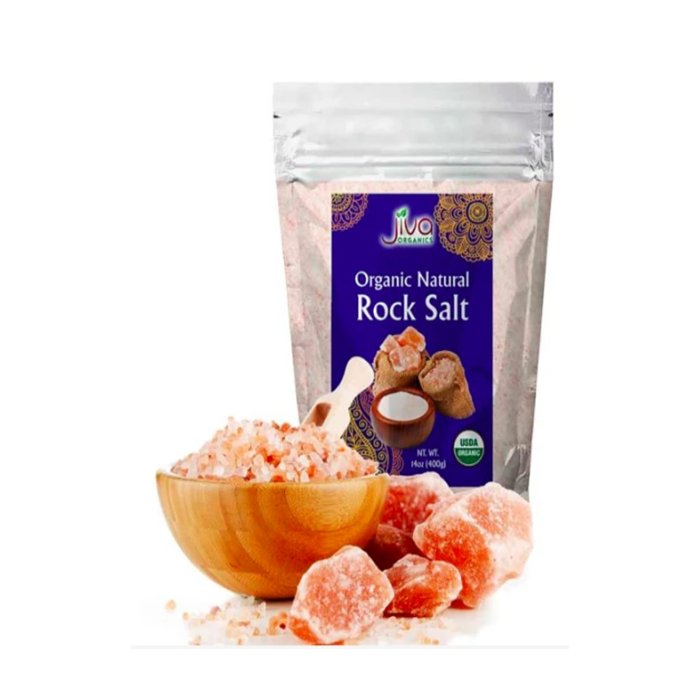 Jiva - Org Rock Salt Natural 400 Gm