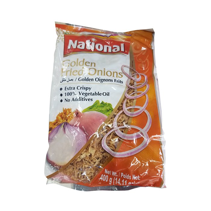 National  - Fried Onions 400 Gm 
