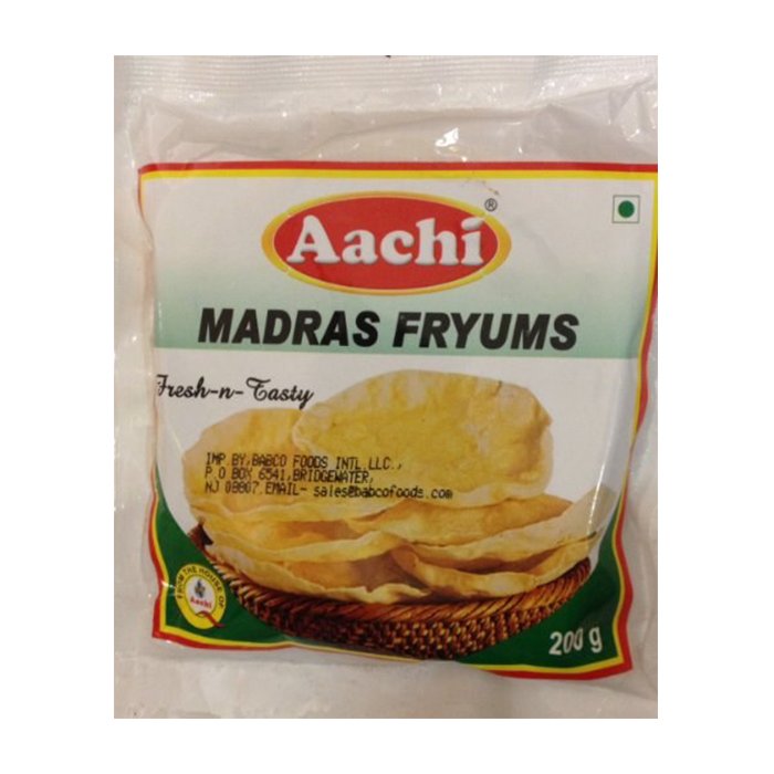 Aachi - Madras Fryums 200 Gm 