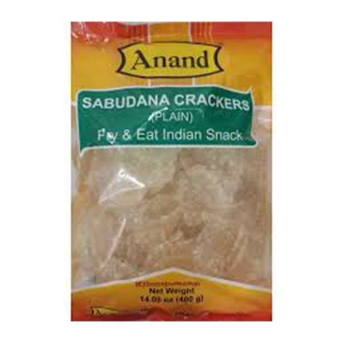 Anand - Sabudana Crackers Plain 400 Gm
