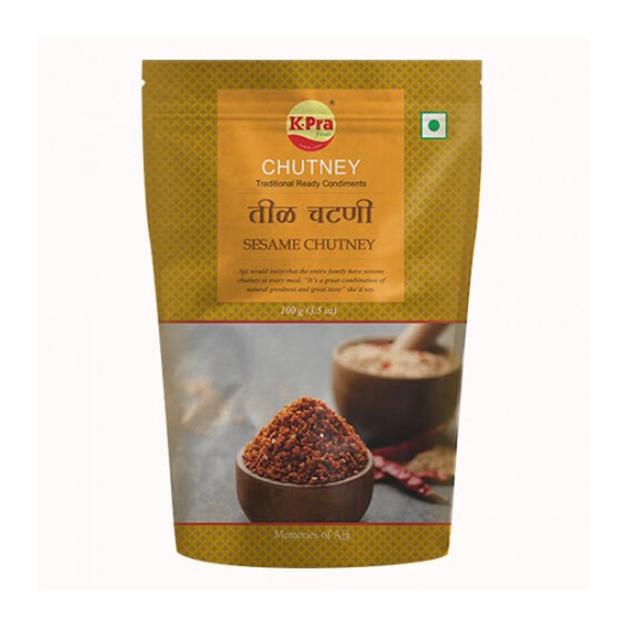 K-Pra - Sesame Chutney 100 Gm 