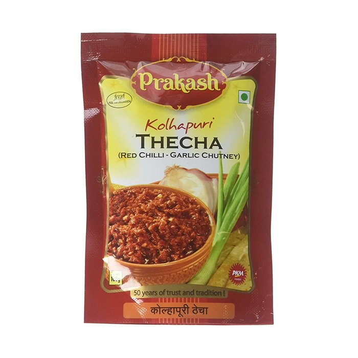 Prakash - Kolhapuri Thecha 100 Gm red chilli garlic chutney