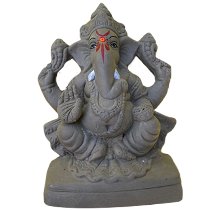 Ganesh Idol Clay water Immersible 6"