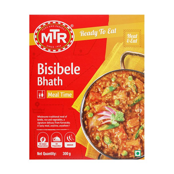 Mtr - Bisibele Bhath 300 Gm R2E 