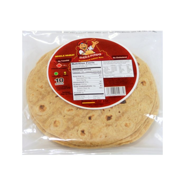 Sher-E-Punjab - Whole Wheat Naan 5 Ct