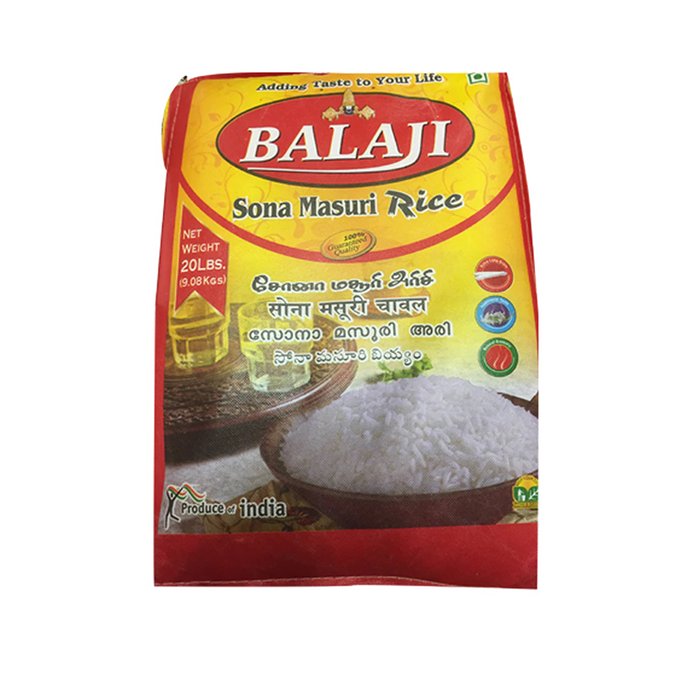 Balaji - Sona Masoori Rice 20 Lb 