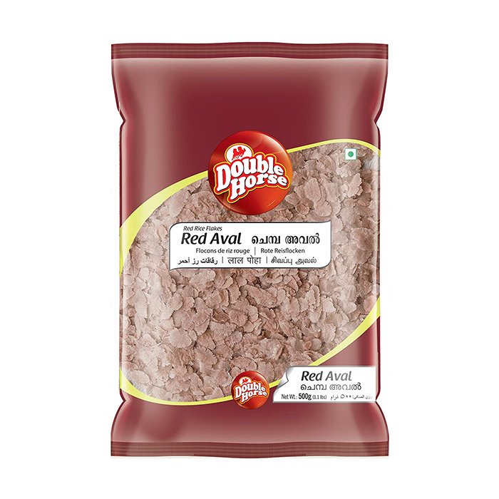 Double Horse - Red Aval 500 Gm Rice flakes