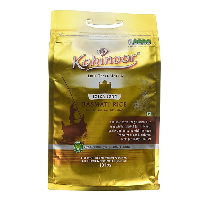 Kohinoor - Basmati Rice Gold Extra Long 10 Lb