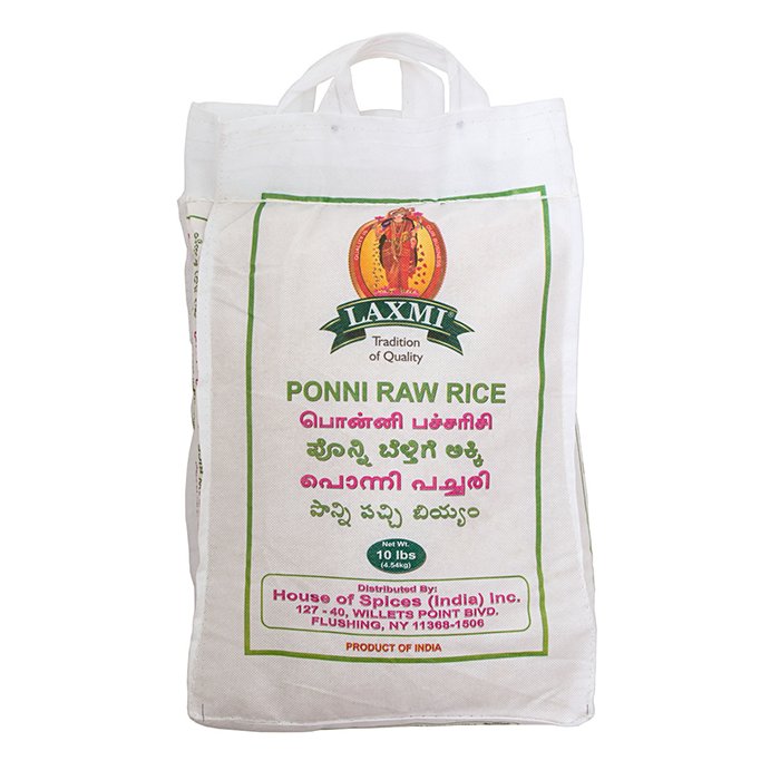 Laxmi - Ponni Raw Rice 10 Lb 
