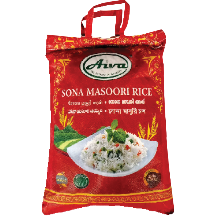 Aiva - Sona Masoori Rice 20 Lb