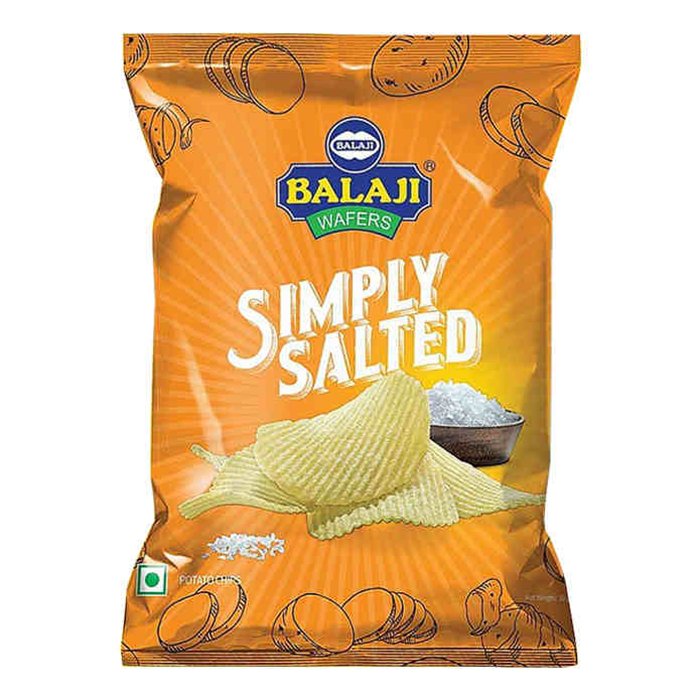 Balaji - Wafers Simply Salted 150 Gm