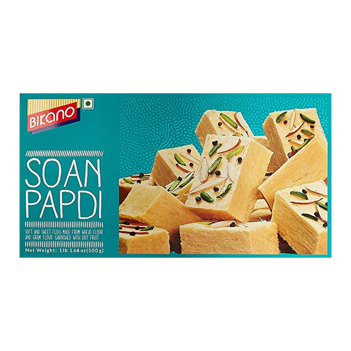 Bikano - Soan Papdi 500 Gm cashew nut